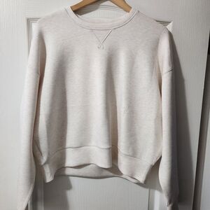 SPANX Women's Air essentials Oatmeal Crew Neck